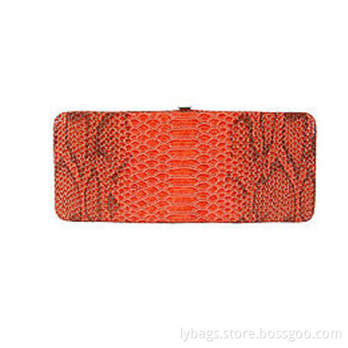 Hot Sale Snake Leather Clutch Bags, Coin Bags